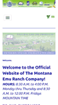 Mobile Screenshot of montanaemuranch.com